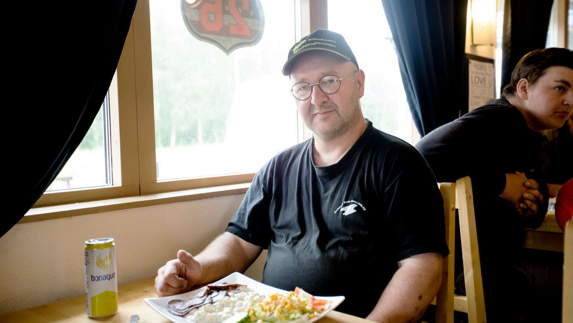 Daniel Turesson från Rudskoga brukar besöka Diner 26 i Nybble ungefär en gång i veckan.