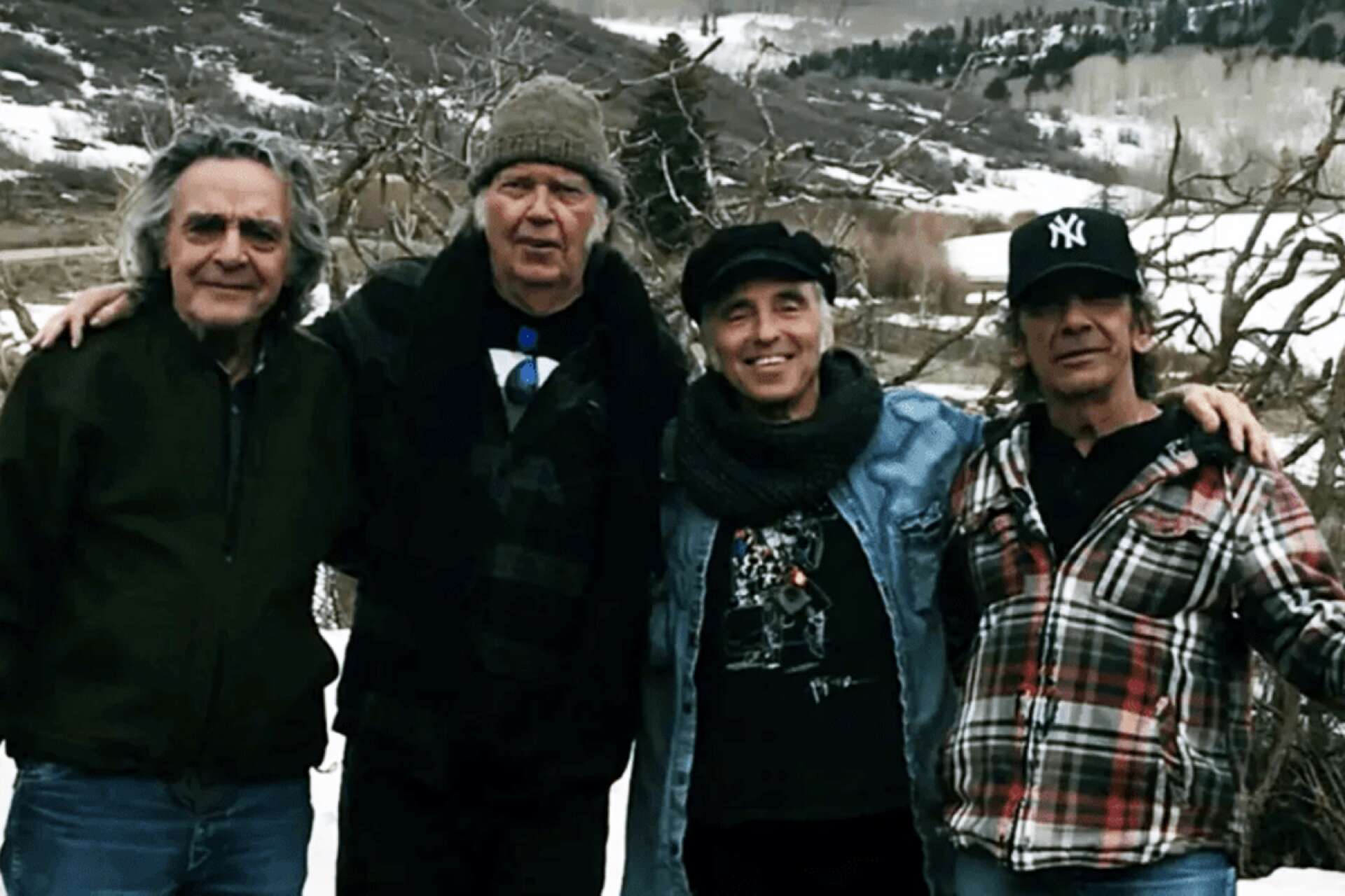 Neil Young och Crazy Horse 2019 under inspelningen av &quot;Colorado&quot; 
