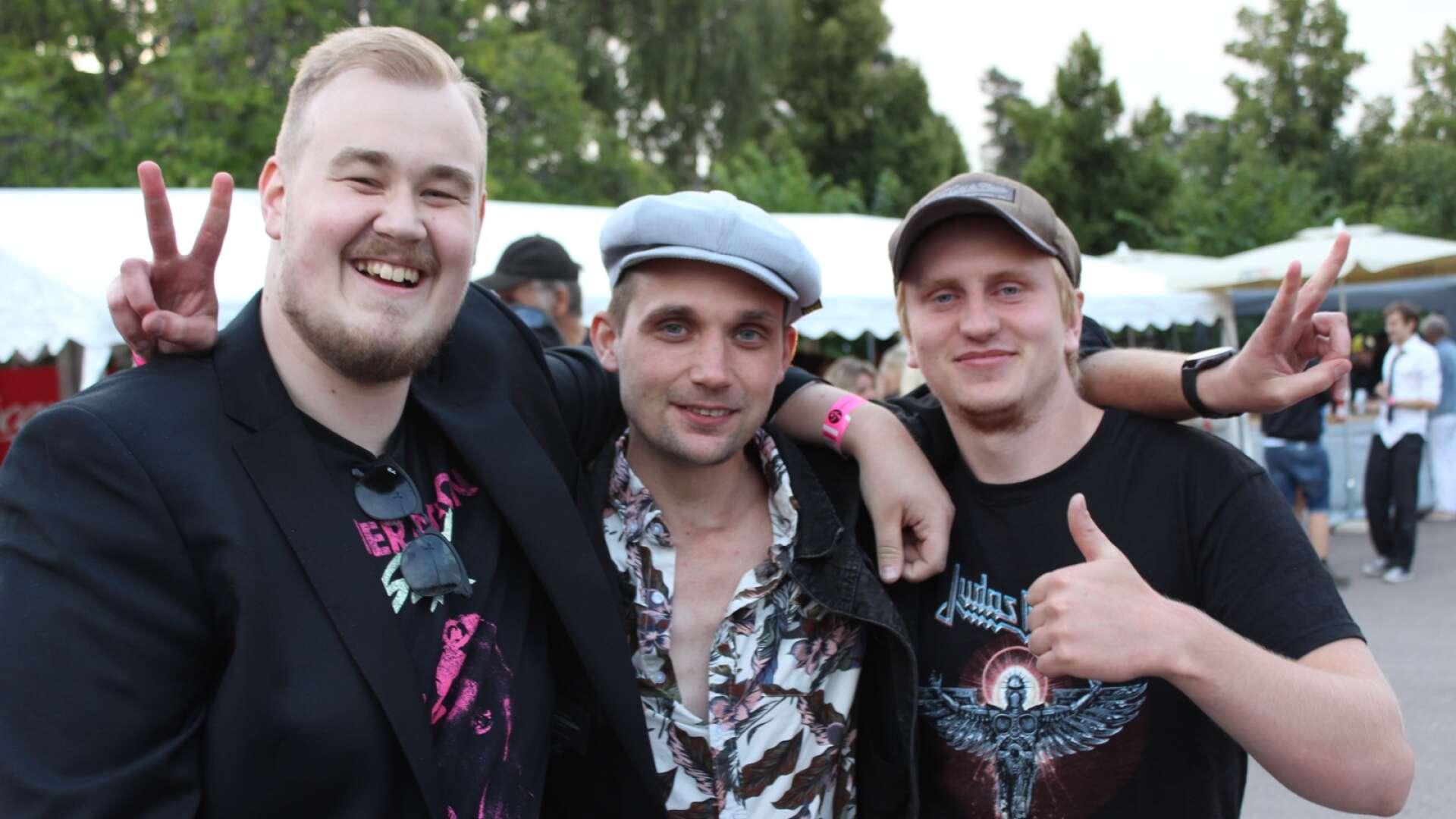 Annelundsfesten 2023. Timme Spångberg (till vänster) var sist ut med Timmie Four.