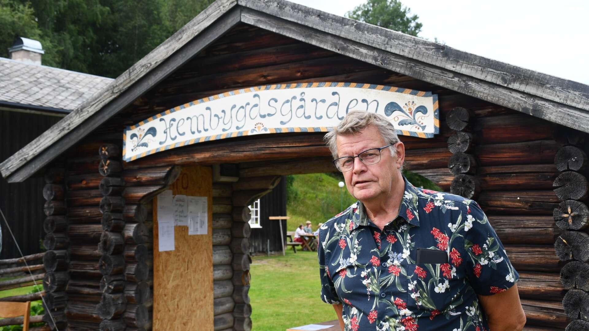 Ingemar Grändemark, ordförande i hembygdsförening i Gräsmark, är nöjd med årets stämma. 