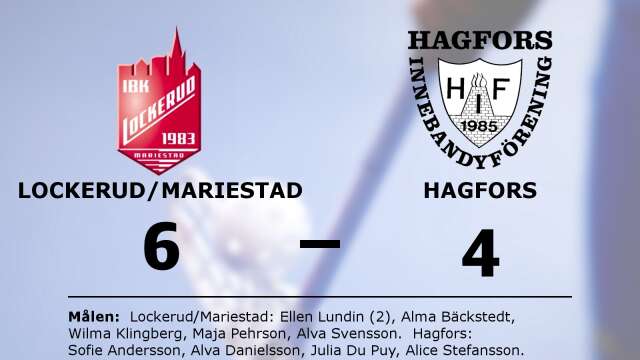 IBK Lockerud Mariestad vann mot Hagfors IF Uddeholm