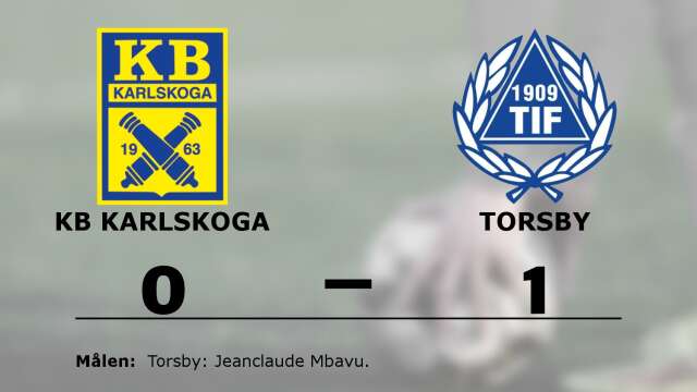 KB Karlskoga förlorade mot Torsby IF