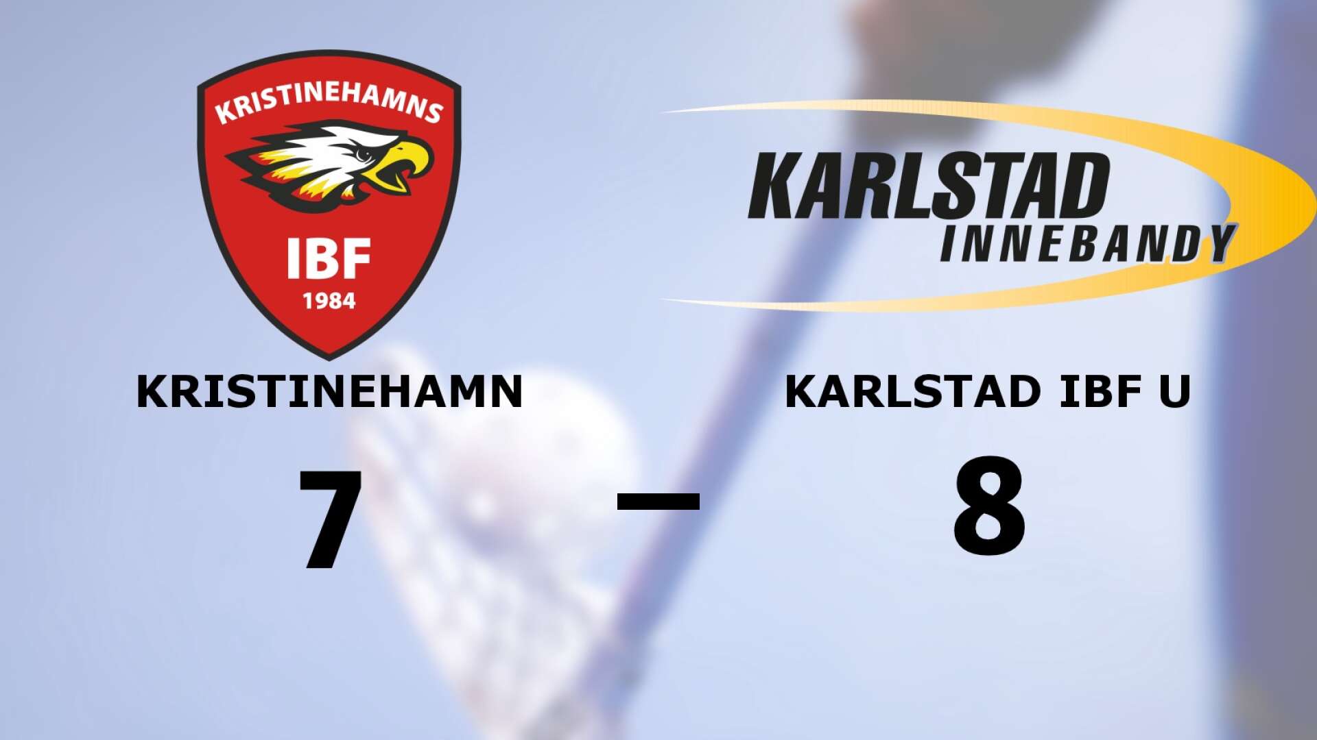Kristinehamns IBF förlorade mot Karlstad IBF Ungdom