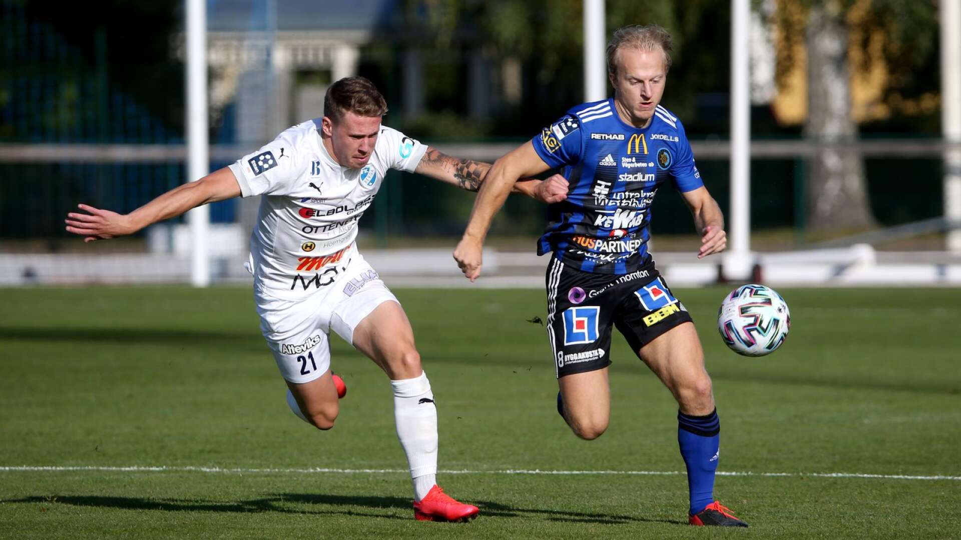 Oskar Alvers gjorde Karlstads 1-0-mål och låg bakom förarbetet till segermålet.