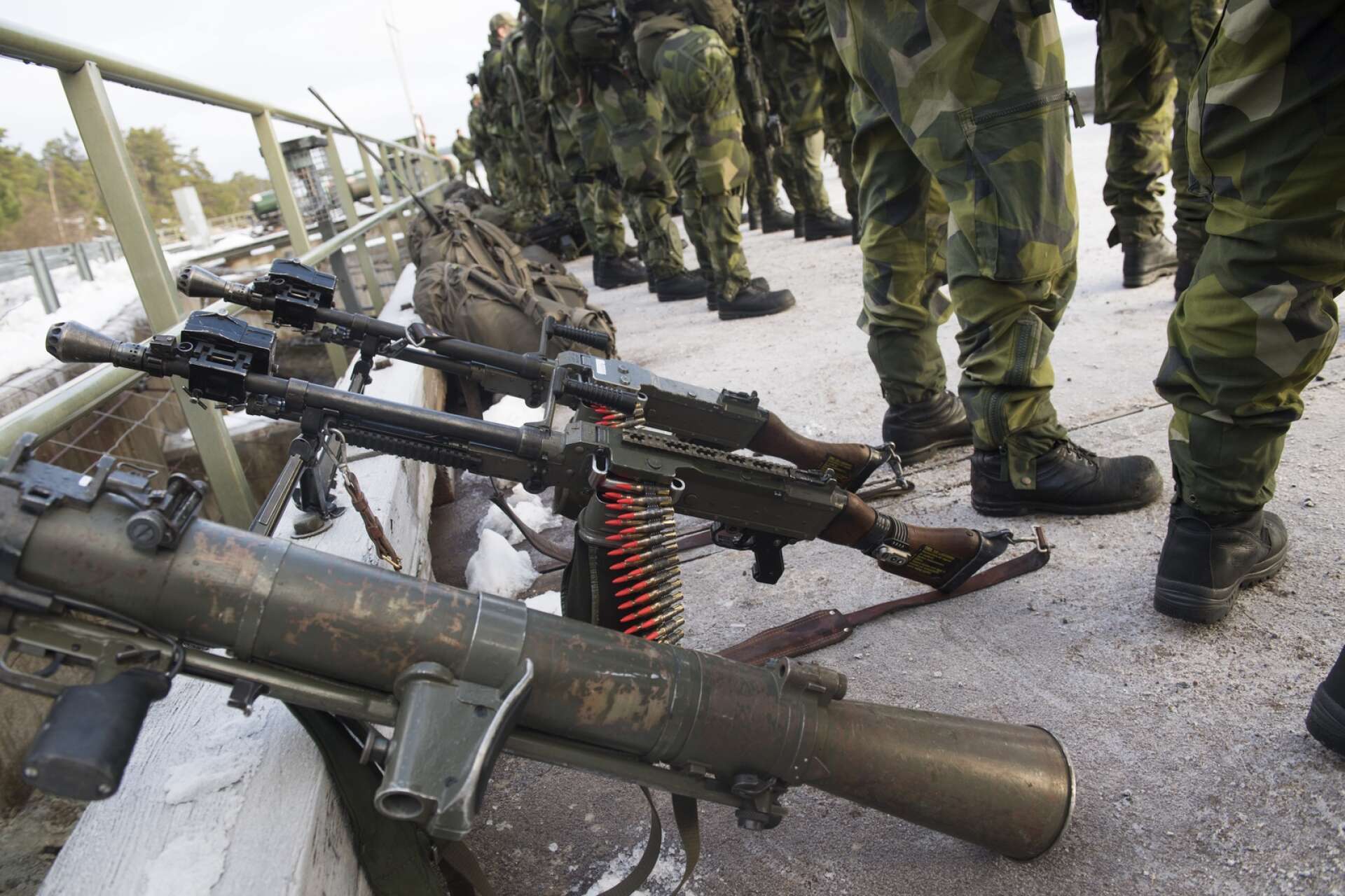 USA vill köpa fler svenska granatgevär av modellen Carl Gustaf. Arkivbild.