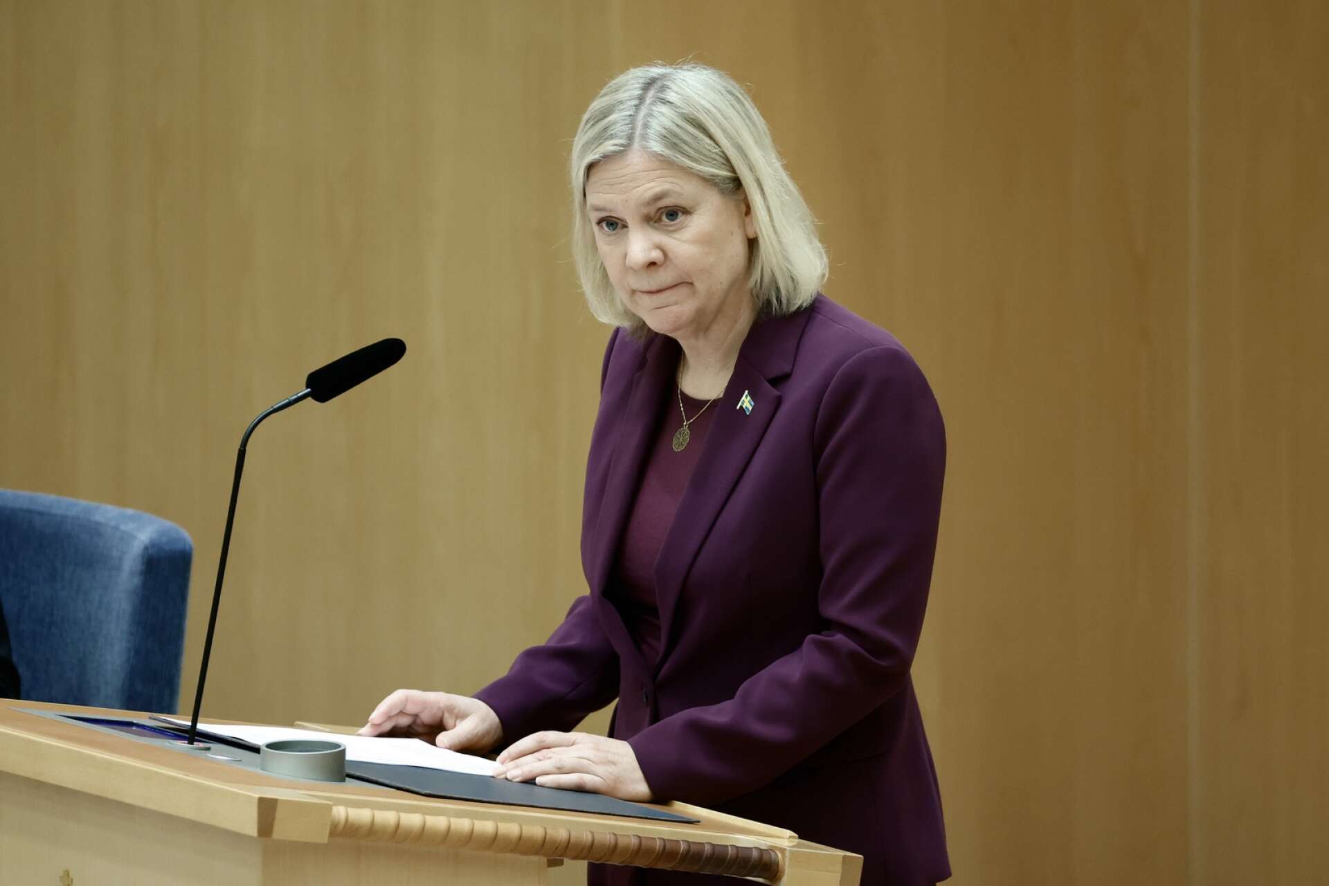 Socialdemokraternas partiledare Magdalena Andersson.