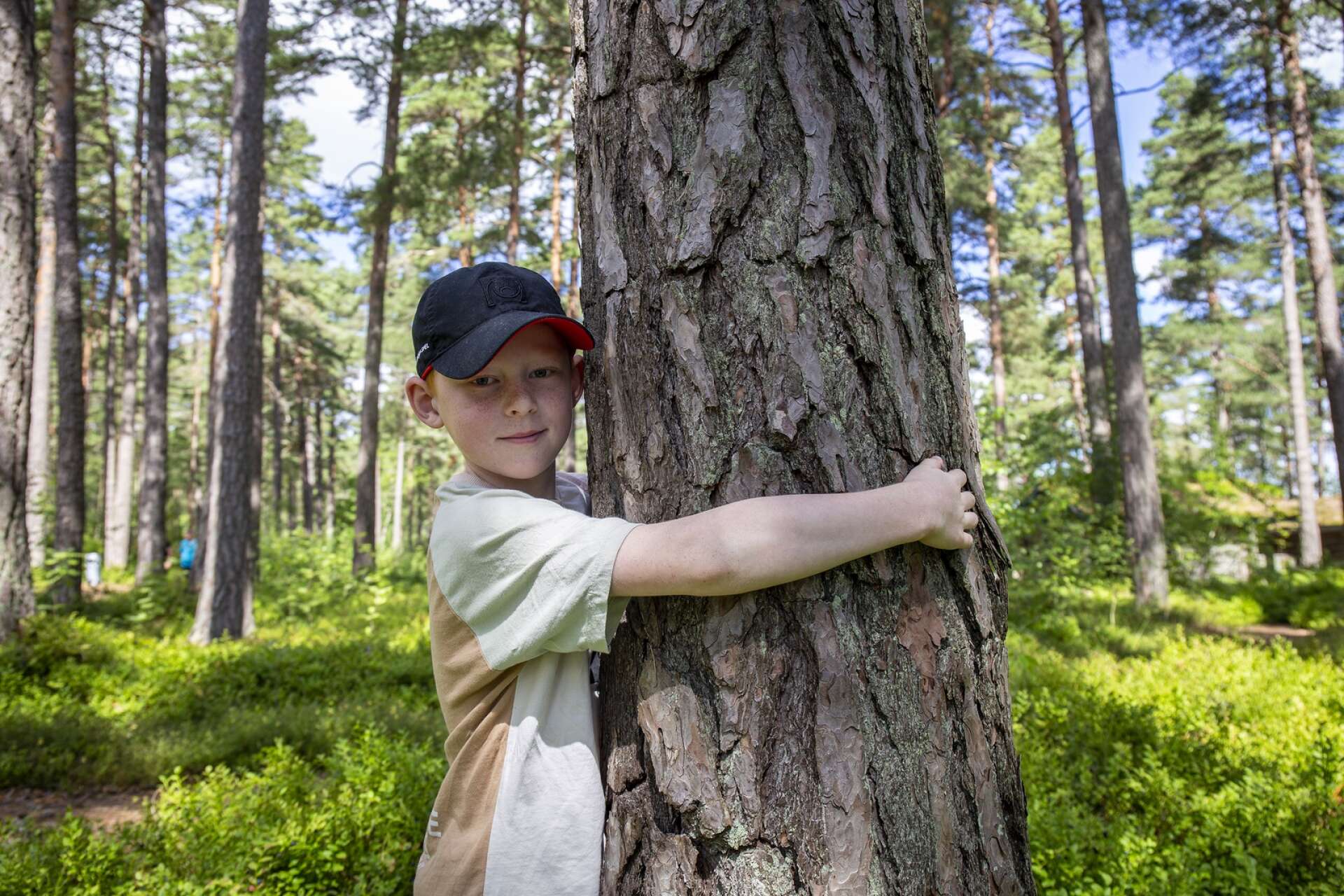 Efter turen kunde nioåriga Oskar Andersson räkna upp mängder av tips att dra nytta av om han skulle gå vilse i skogen.