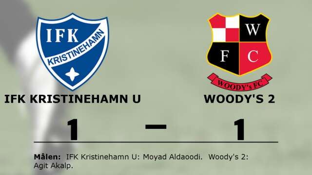 IFK Kristinehamn Fotboll spelade lika mot Woody&apos;s FC 2