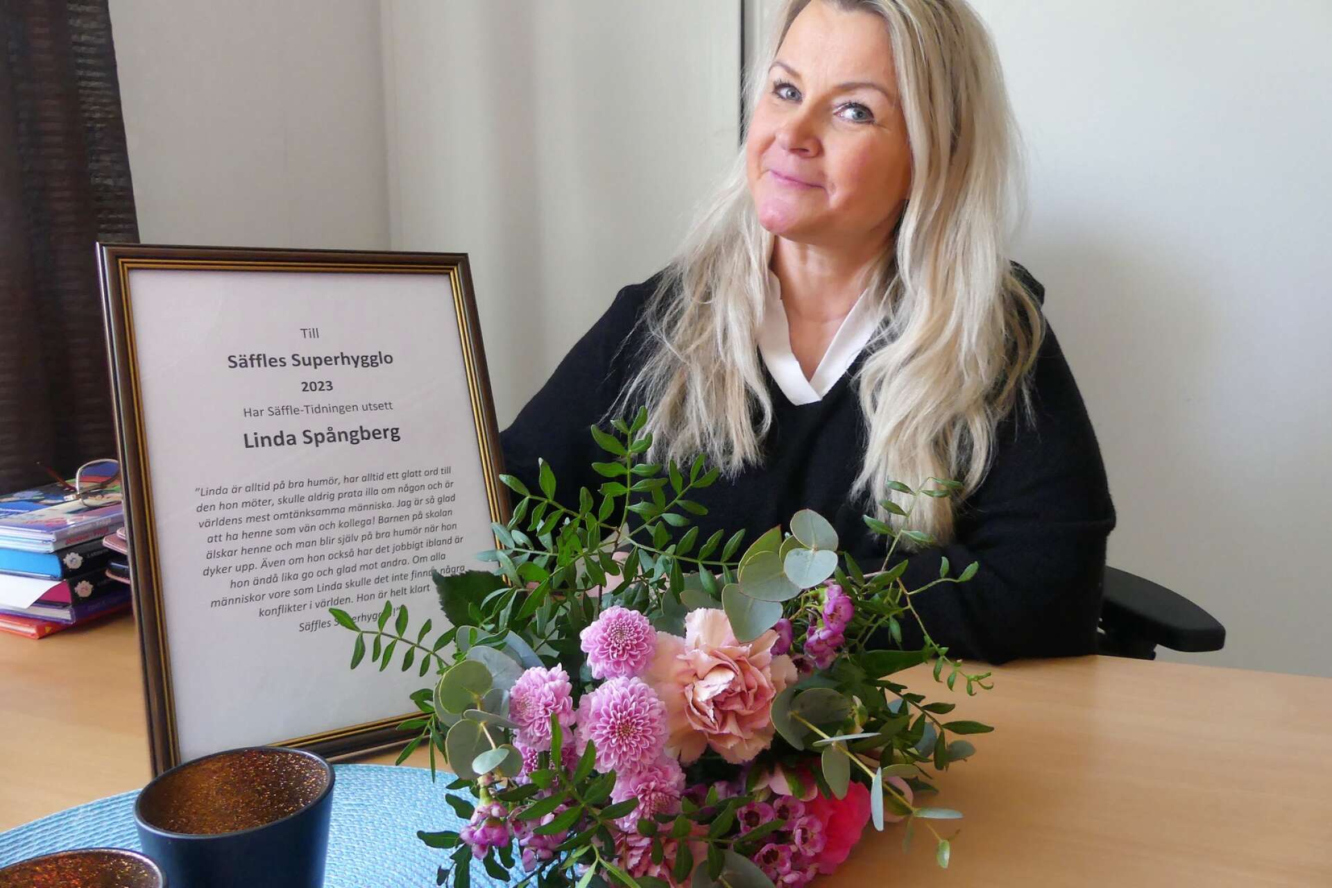 Linda Spångberg är Säffles Superhygglo 2023.