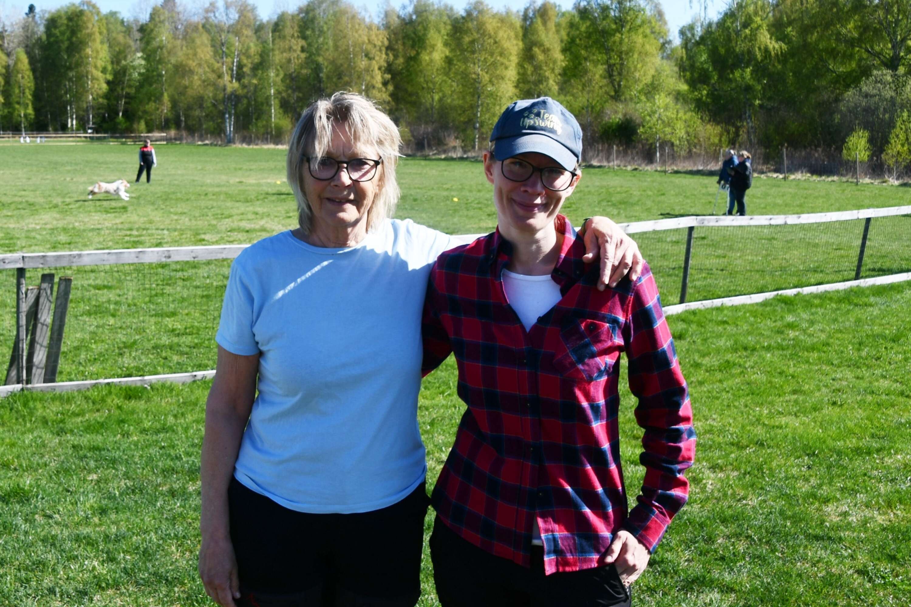 Sunne brukshundklubbs Birgitta Johansson och Anna Åström konstaterade att det blev en lyckad dag.