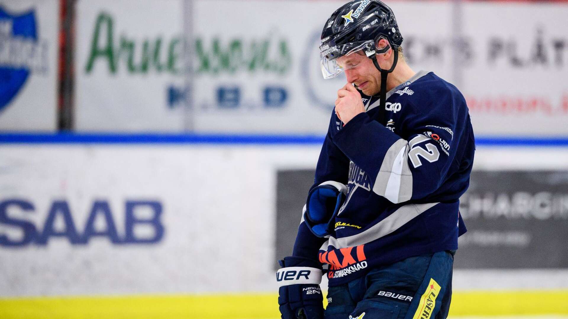 Gustaf Thorell efter Bik Karlskogas uttåg i semifinalen mot Björklöven.