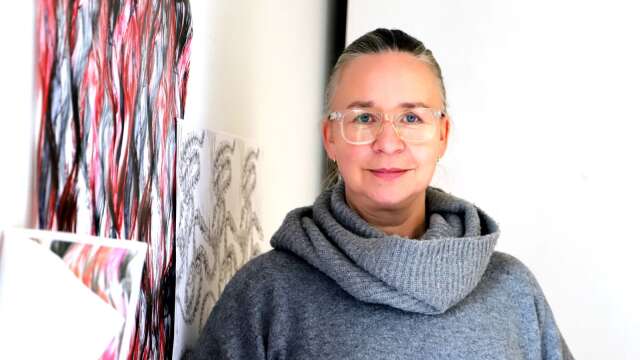 Helene Karlsson är en av de aktiva i konstgruppen Otalt.