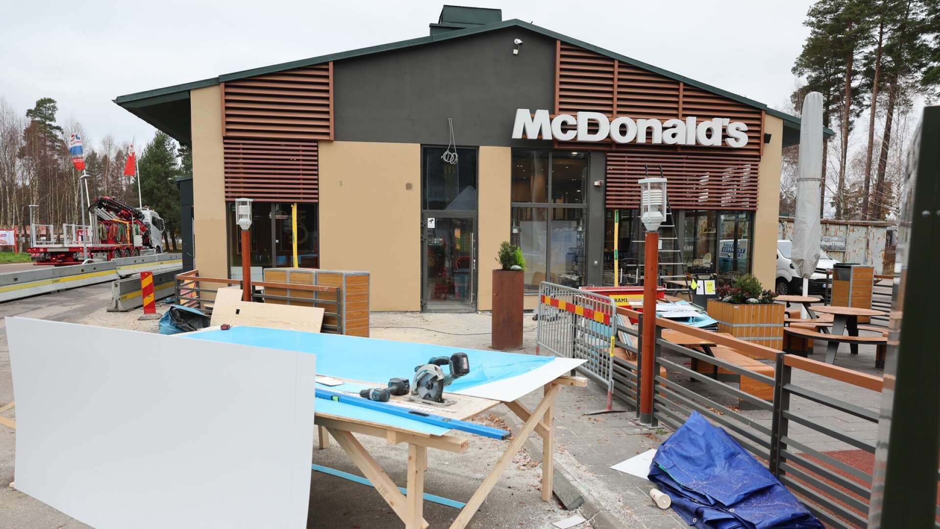 McDonald’s i Lidköping håller tillfälligt stängt för ombyggnad. 