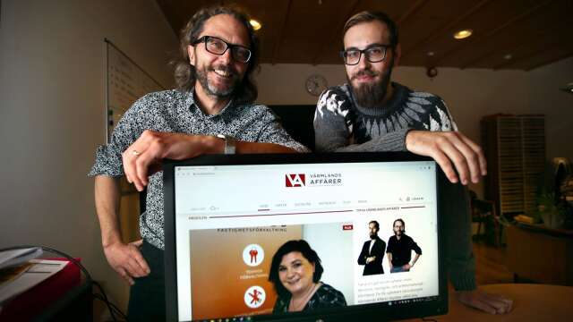 Jonas Klint och Tim Sterner är reportrar på sajten varmlandsaffarer.se.