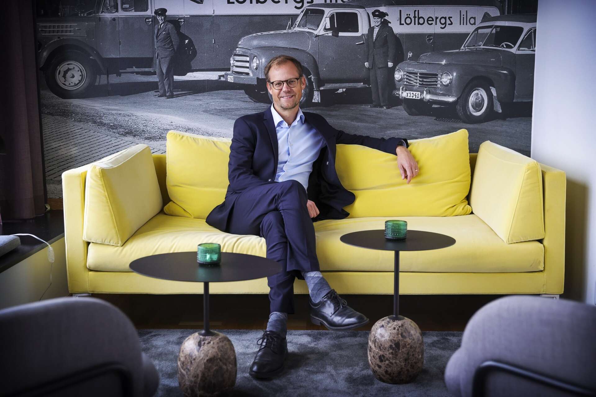 Anders Fredriksson ser fram emot att leda en ny koncern inom livsmedelsbranschen.