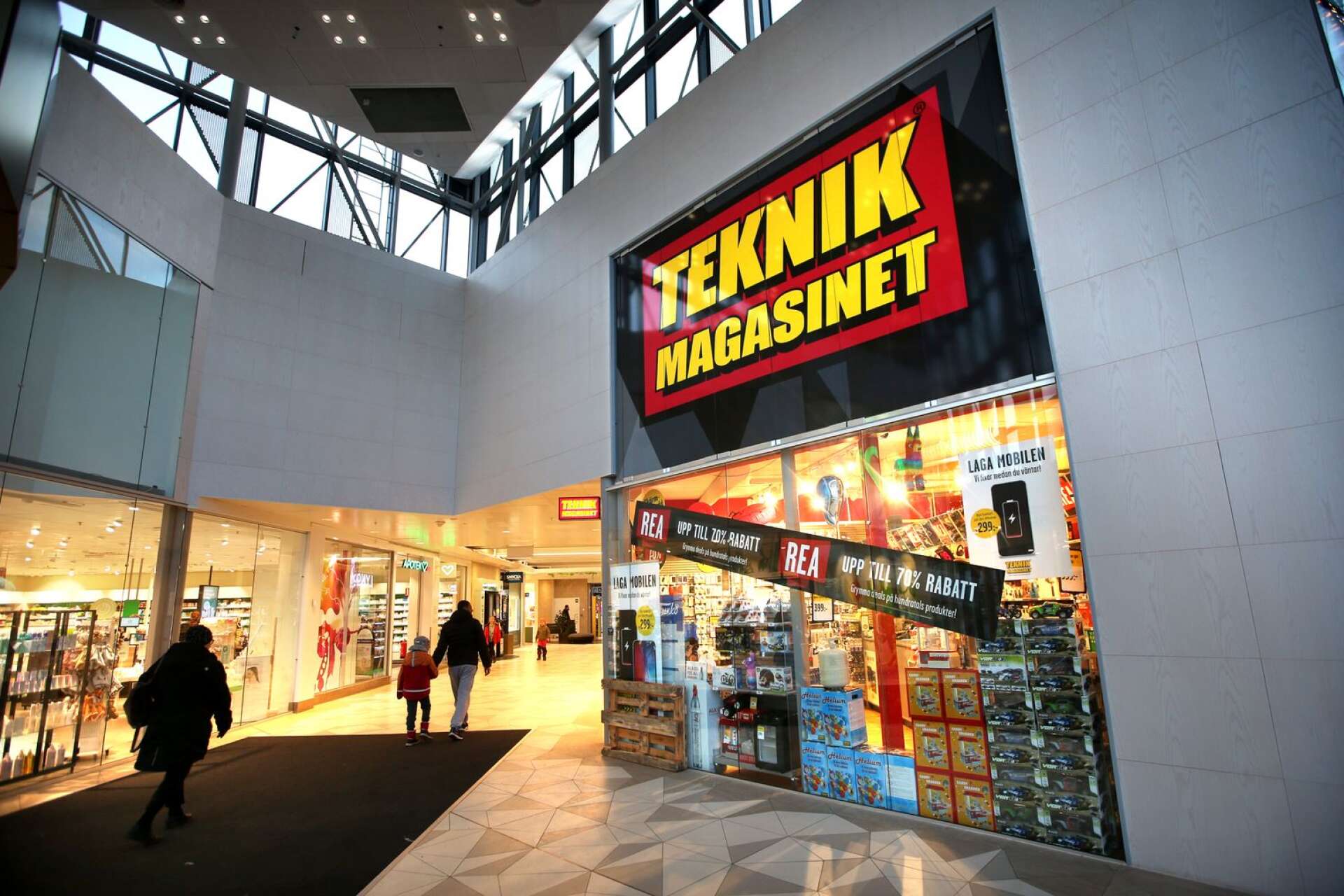 Efter att de nya ägarna tog över Teknikmagasinet står det nu klart att två av de fyra värmländska butikerna lever vidare, den på Bergvik (bilden) och den i Töcksfors shoppingcenter.