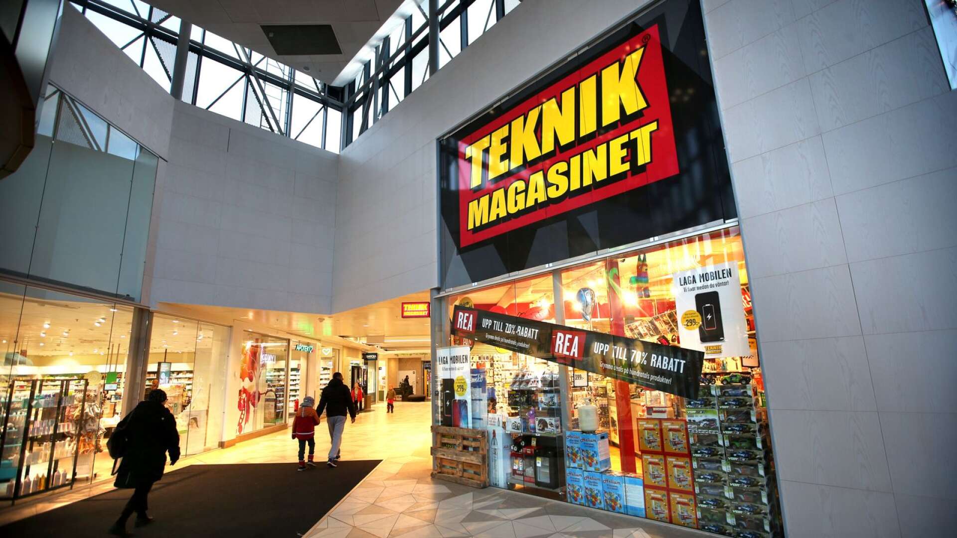 Efter att de nya ägarna tog över Teknikmagasinet står det nu klart att två av de fyra värmländska butikerna lever vidare, den på Bergvik (bilden) och den i Töcksfors shoppingcenter.