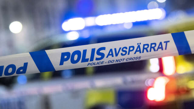 Polisen uppger för Aftonbladet att man säkrat en brottsplats. Arkivbild.