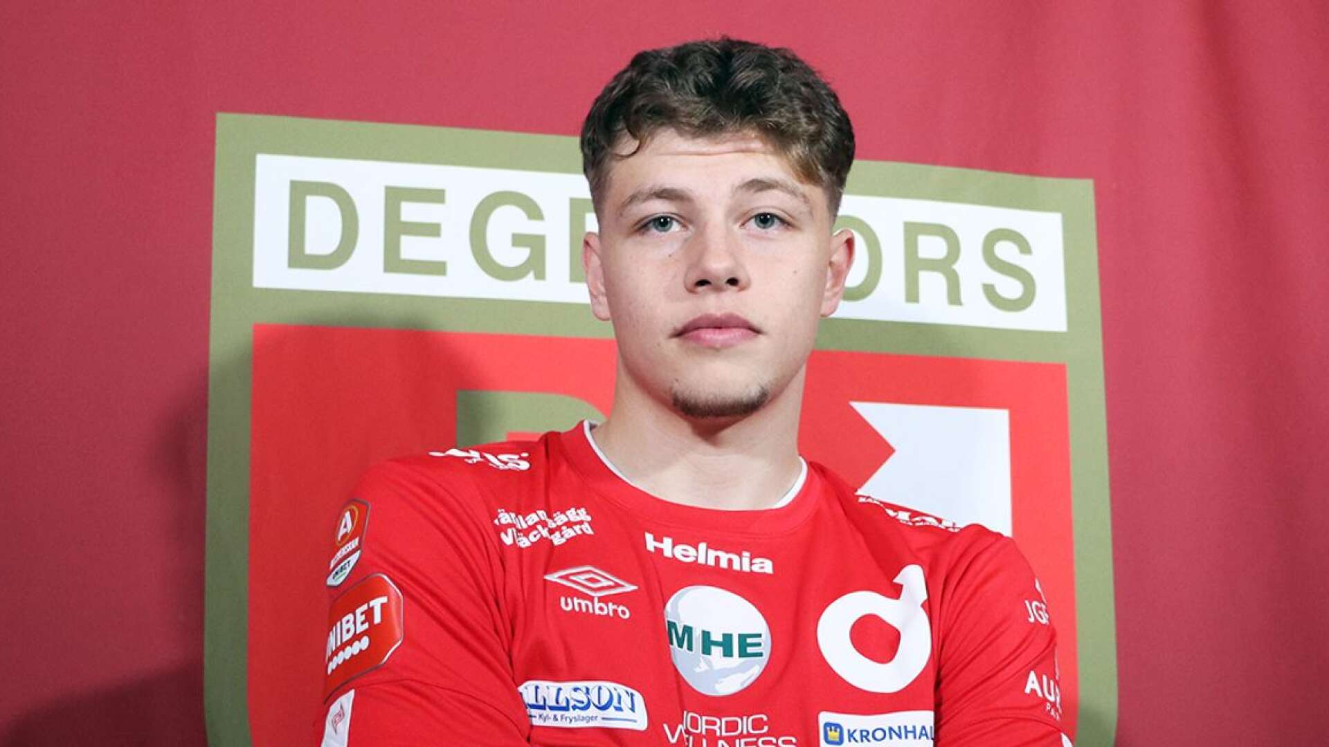 Gustav Lindgren – Degerfors nyförvärv från division 1-laget Sollentuna FK. 