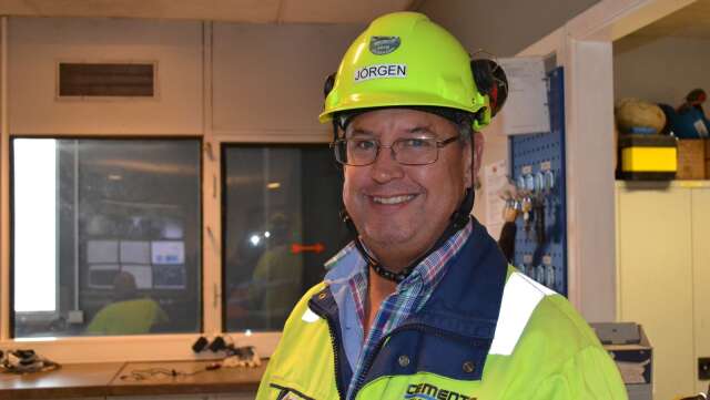 Jörgen Staflund har utsetts till ny chef för Cementas Skövdefabrik.