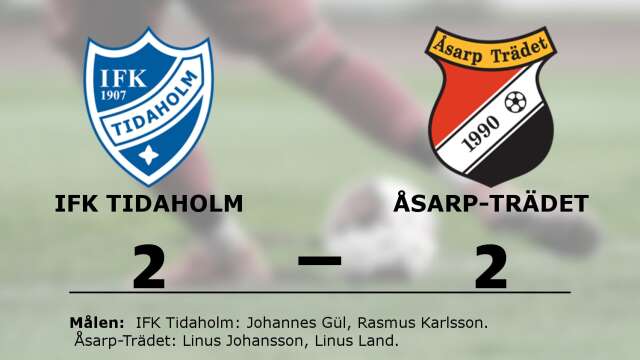 IFK Tidaholm spelade lika mot Åsarp-Trädet FK