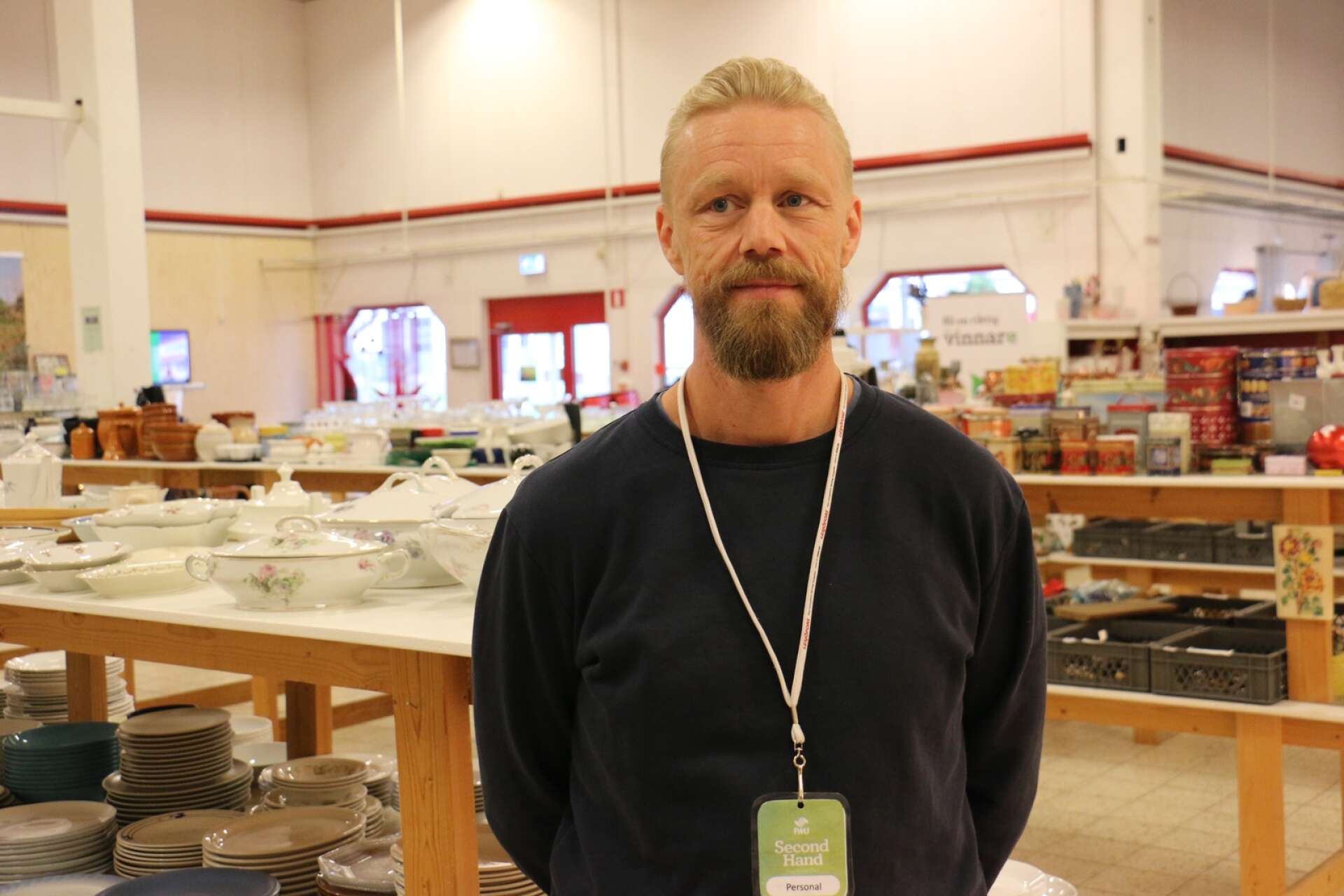 Samuel Björgvinsson är ny butikschef.