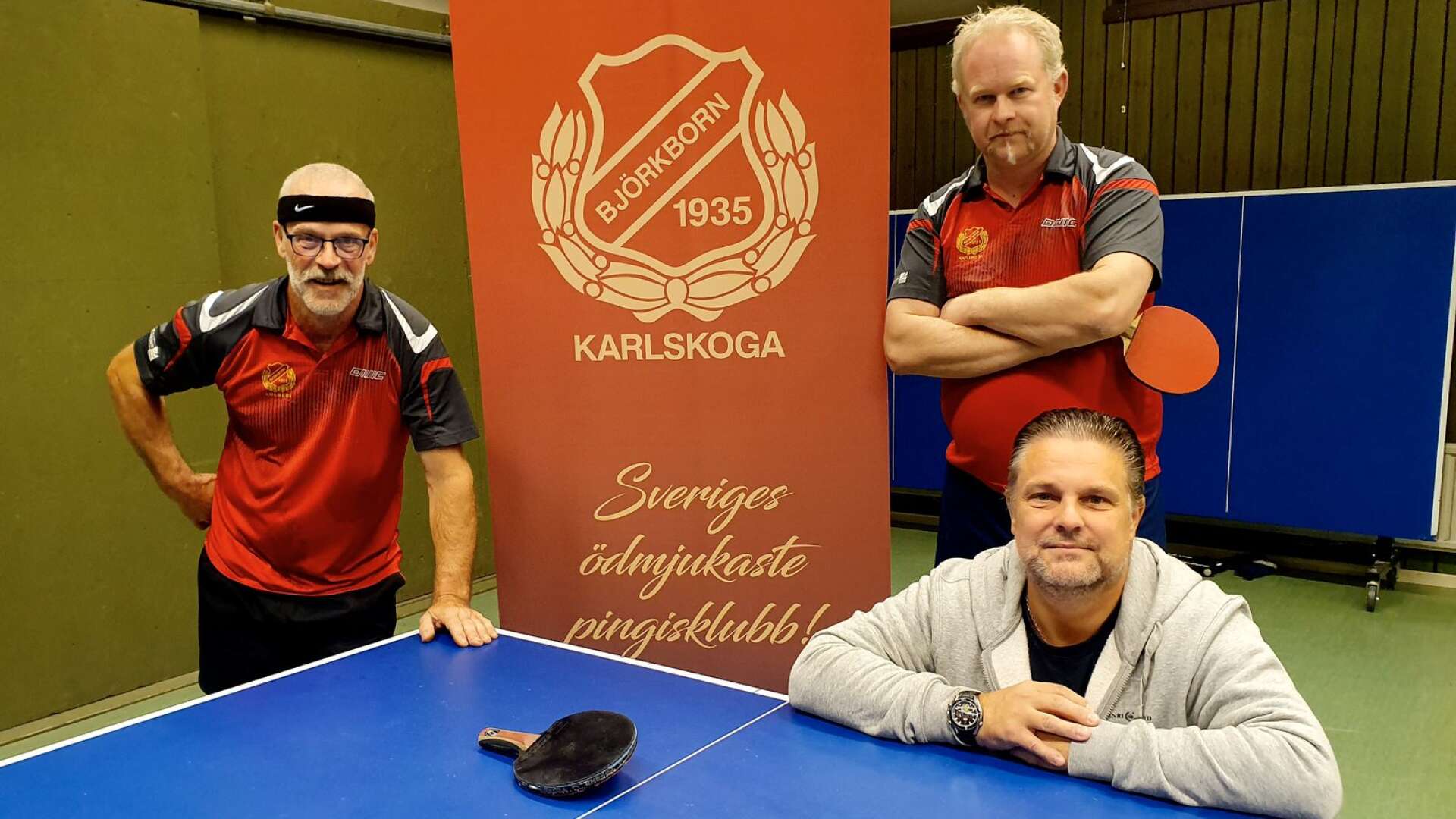 Stefan Karlsson, Mikael Nilsson och Fredrik Malmberg är precis som lagkompisarna i Björkborns GoIF förväntansfulla inför seriestarten.