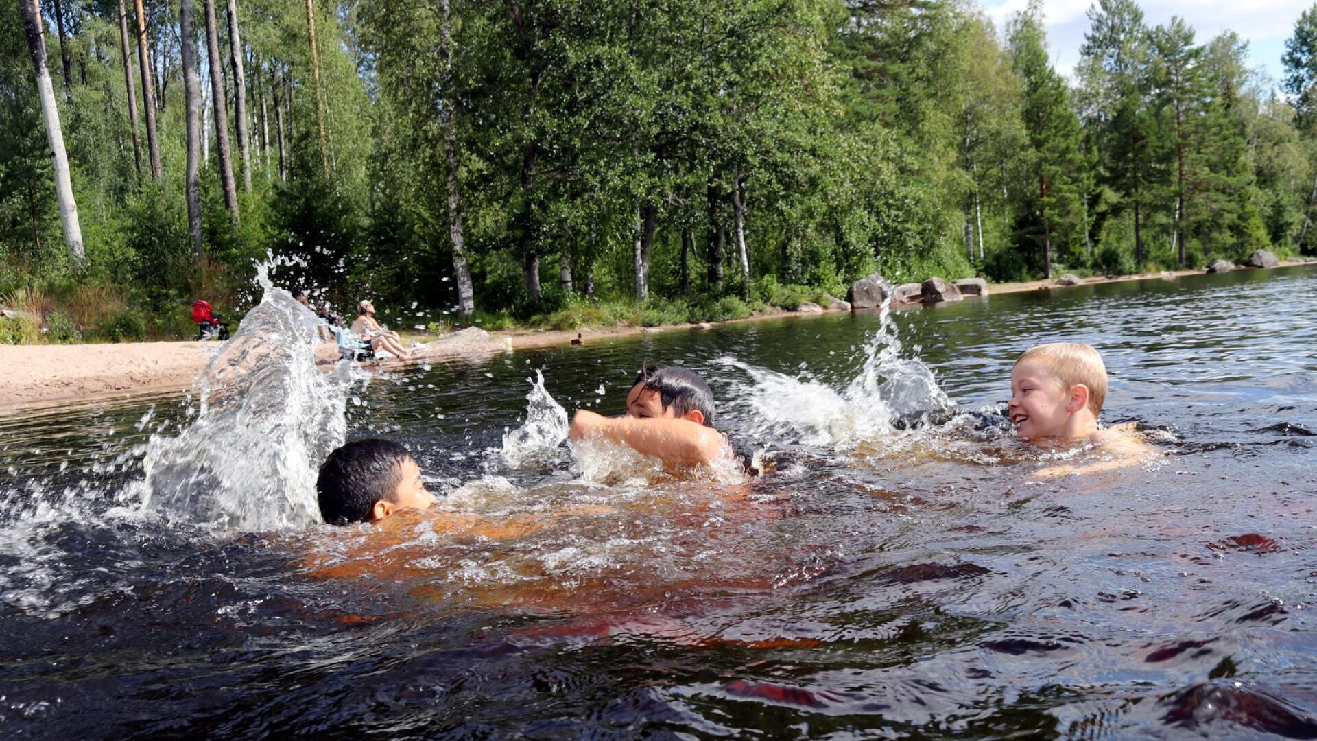 På Talluddens badplats i Finnshyttan kan det komma att arrangeras en simskola i sommar. 