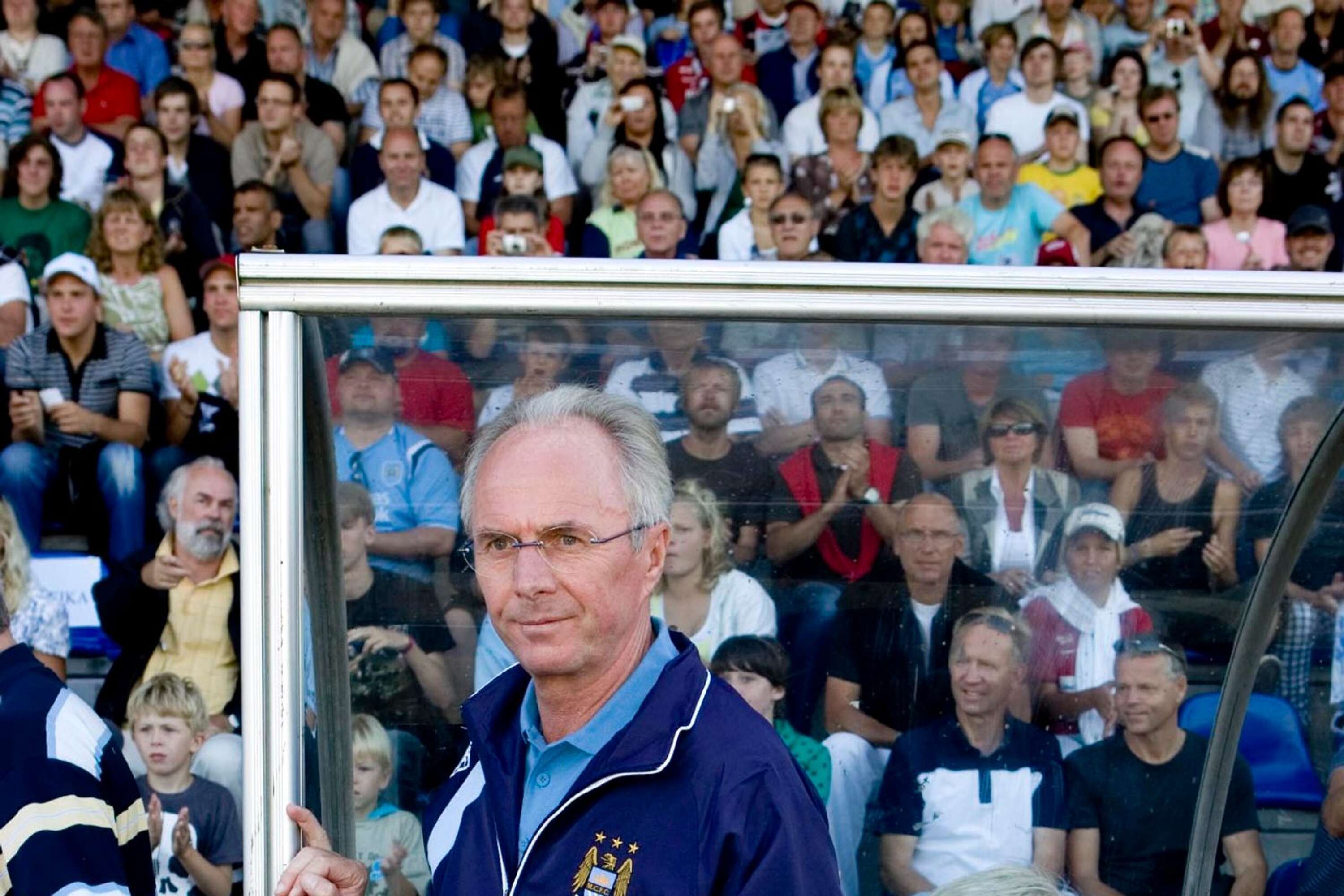2007 tränade Sven-Göran Eriksson Manchester City, ett av många internationella uppdrag han haft.