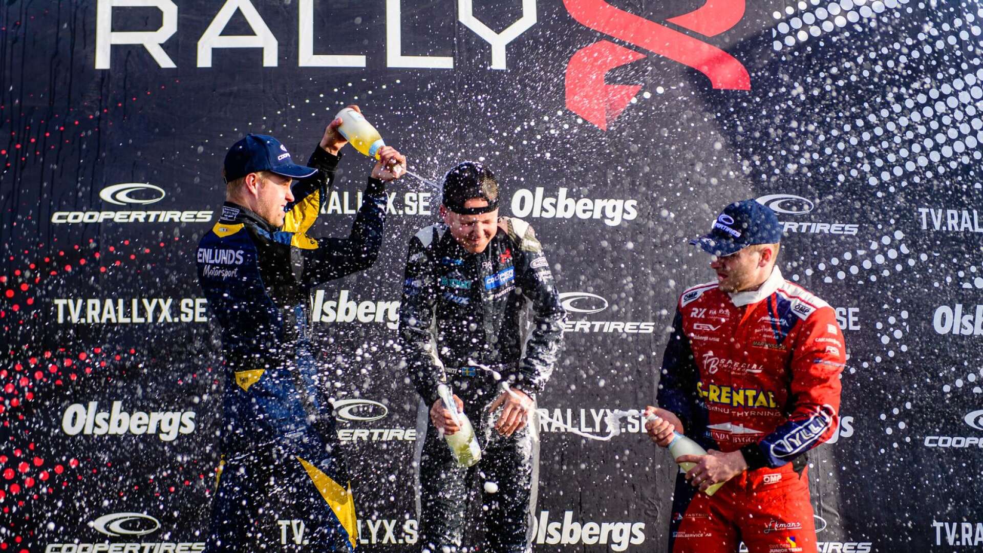 Lukas Andersson tog tredje RallyX-vinsten.