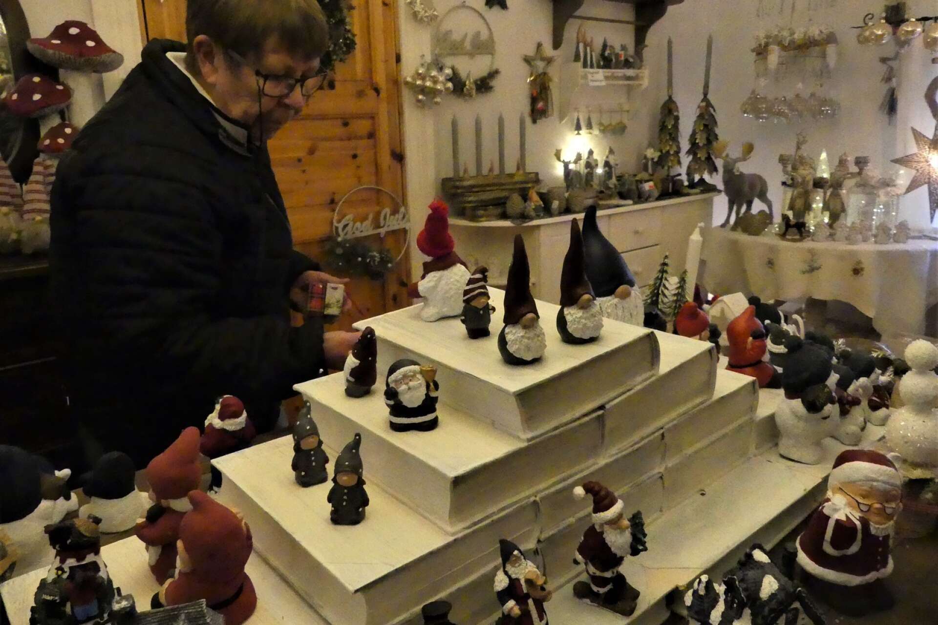 Sagagårdens julmarknad drog massor med besökare.
