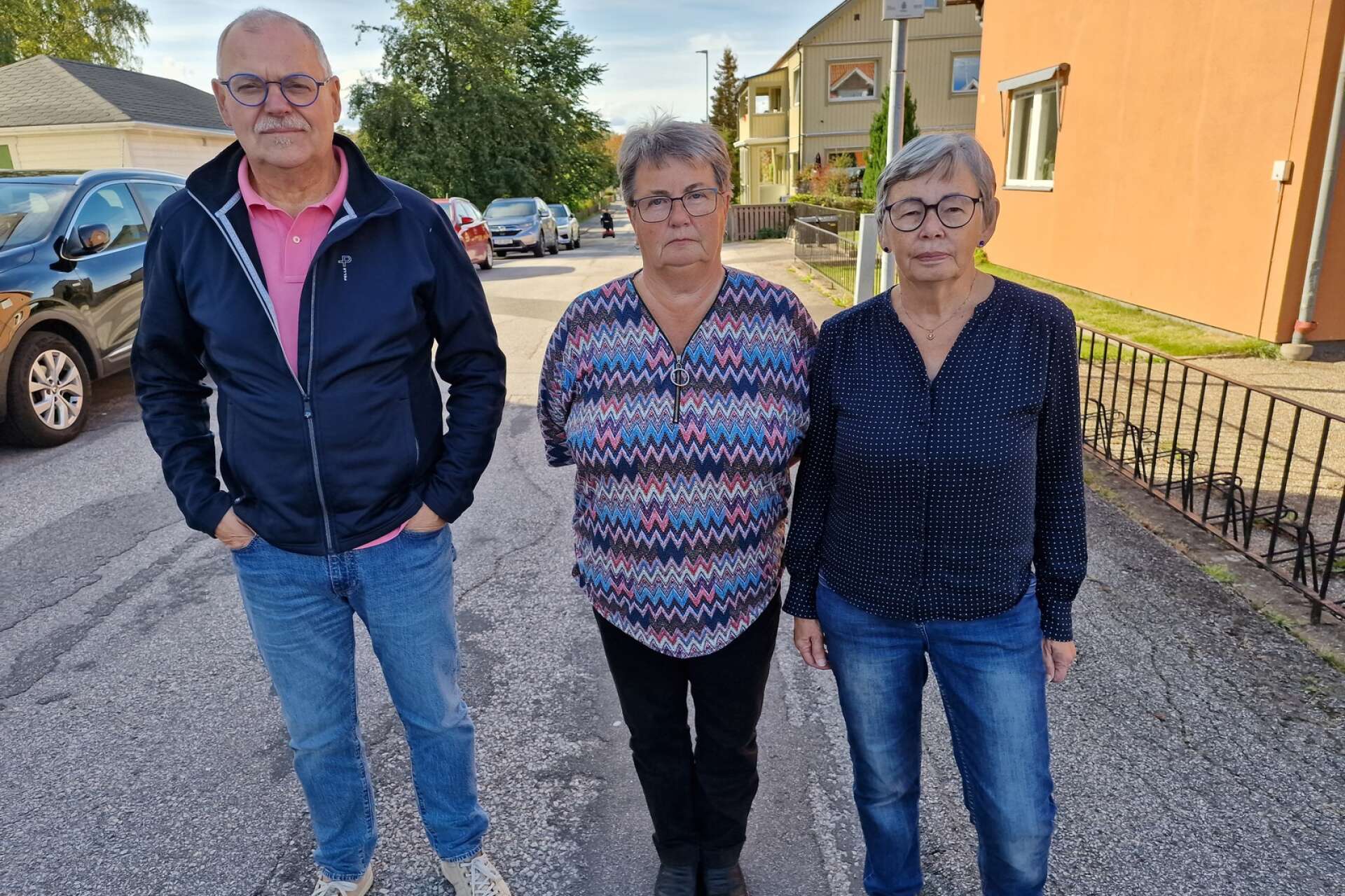 Kjell Fritzson, Ingamay Arvidsson och Ulla Jansson från SPF Seniorernas styrelse är besvikna över att Götene kommun inte har hittat någon ny plats för inomhusboule.