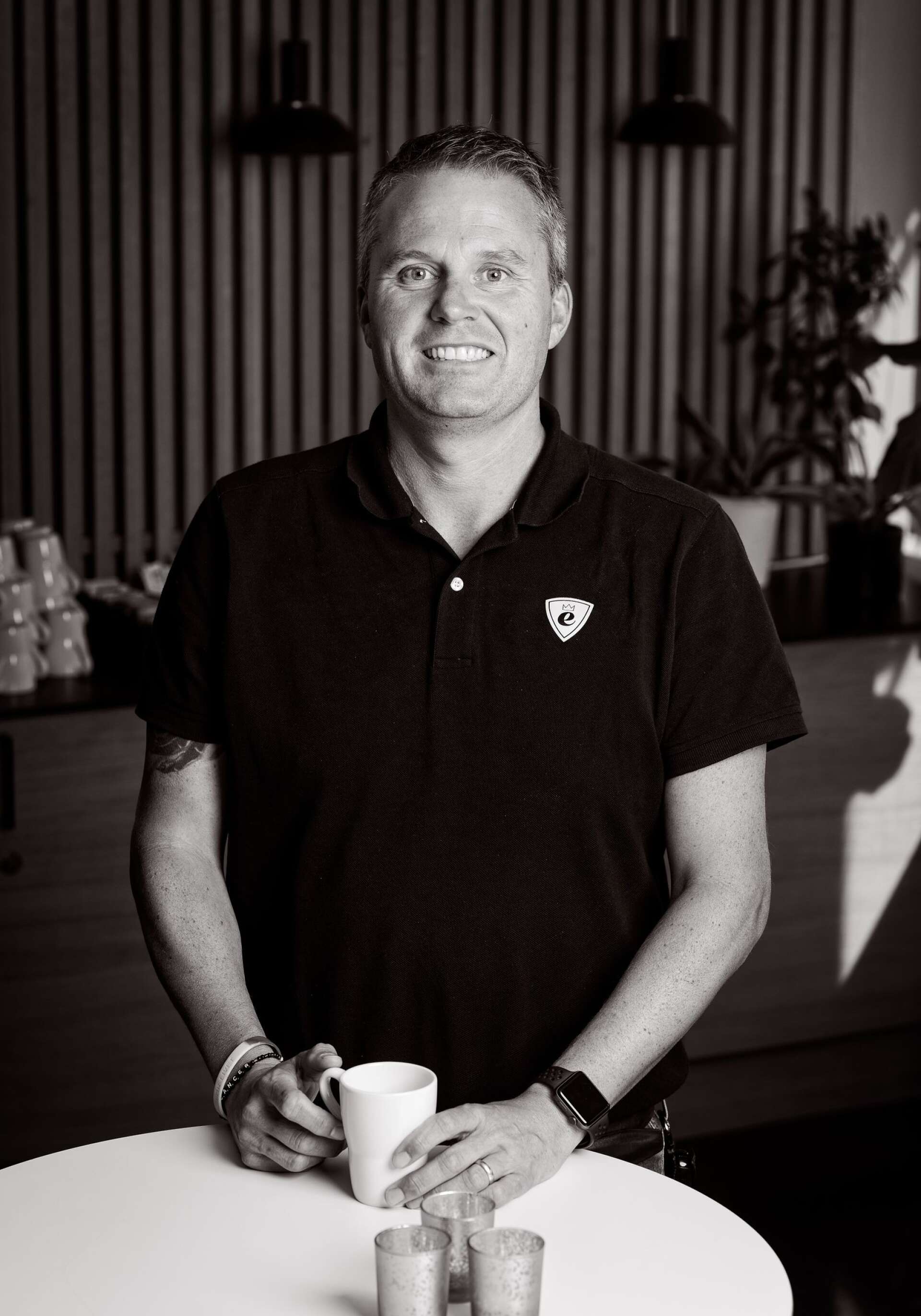 Tom Sjötun är ordförande för Ödskölts fiberförening och en lokal pionjär inom området.
