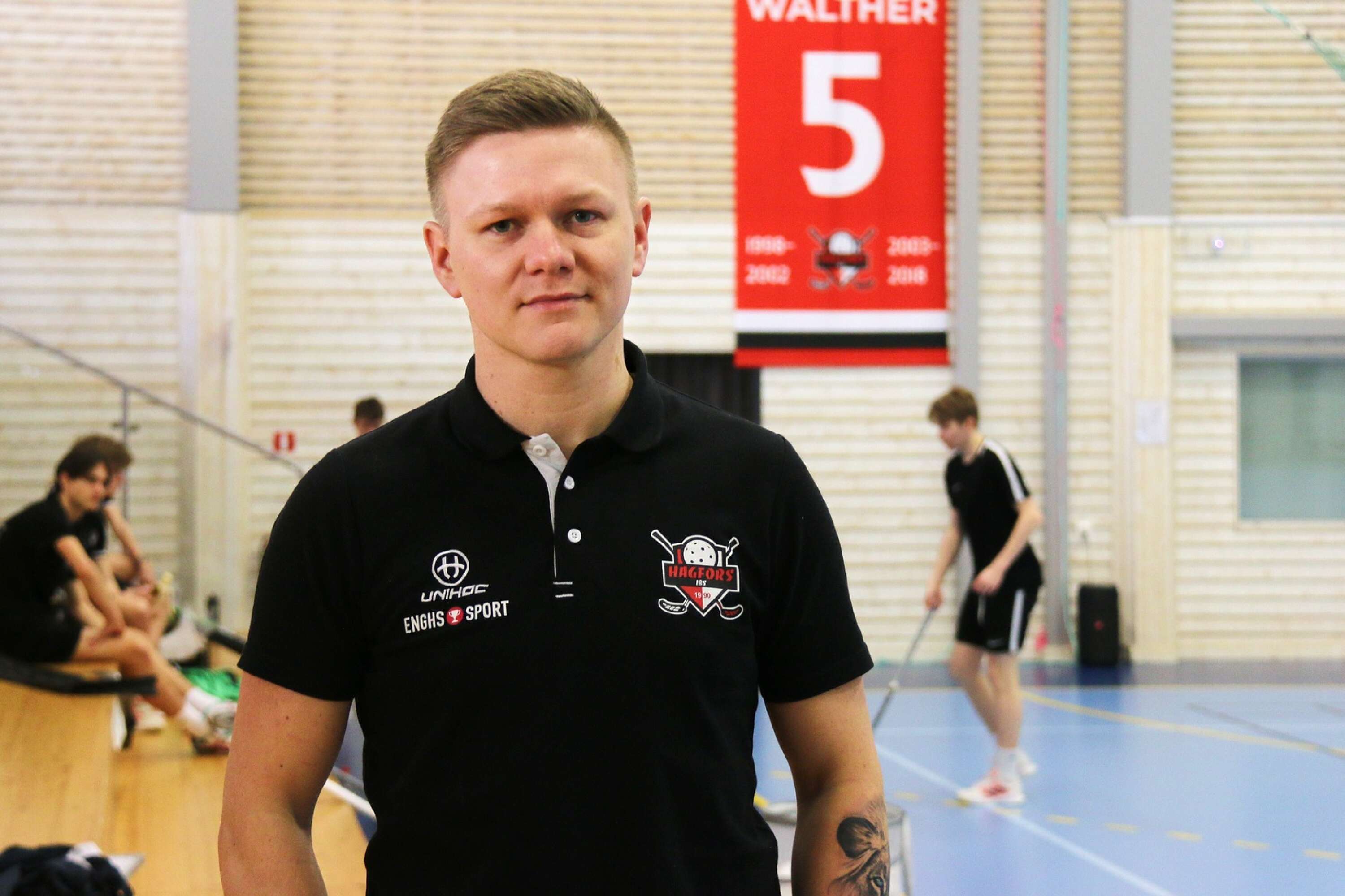 Niclas Andersson, tränare Hagfors IBS och instruktör på innebandygymnasiet i Hagfors.
