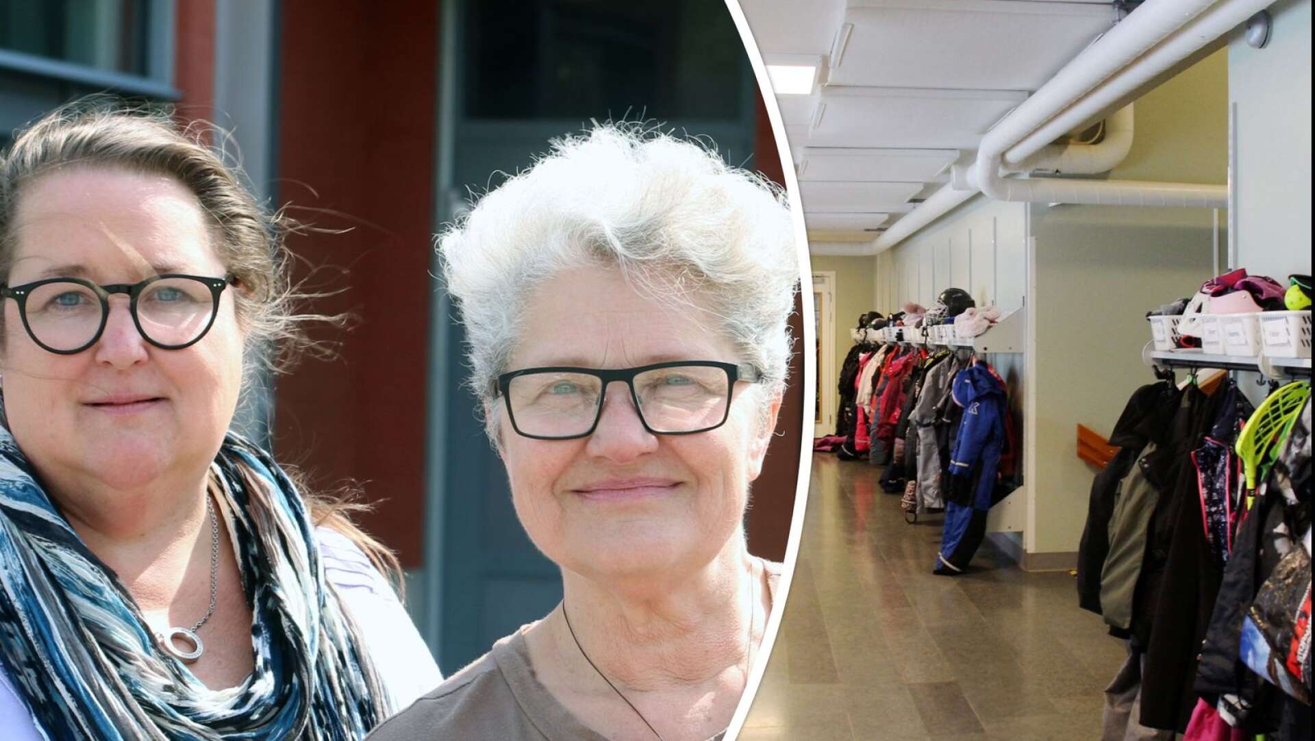 Barn- och utbildningschef Anna Gunnervik och utbildningsnämndens ordförande Elisabet Örn (C).