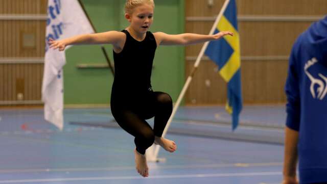 Skövde GF arrangerade Skaraborgscupen i gymnastik i Arena Skövde.