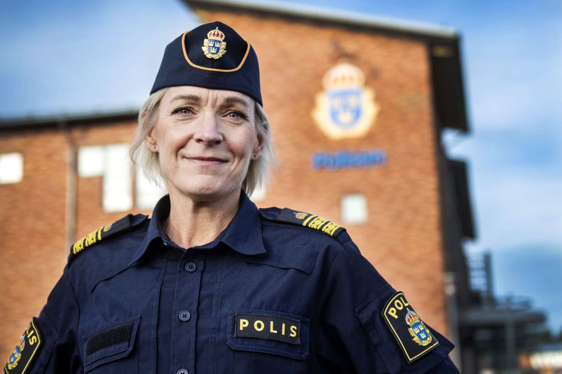 Lokalpolisområdeschef Ulrika Sundström.