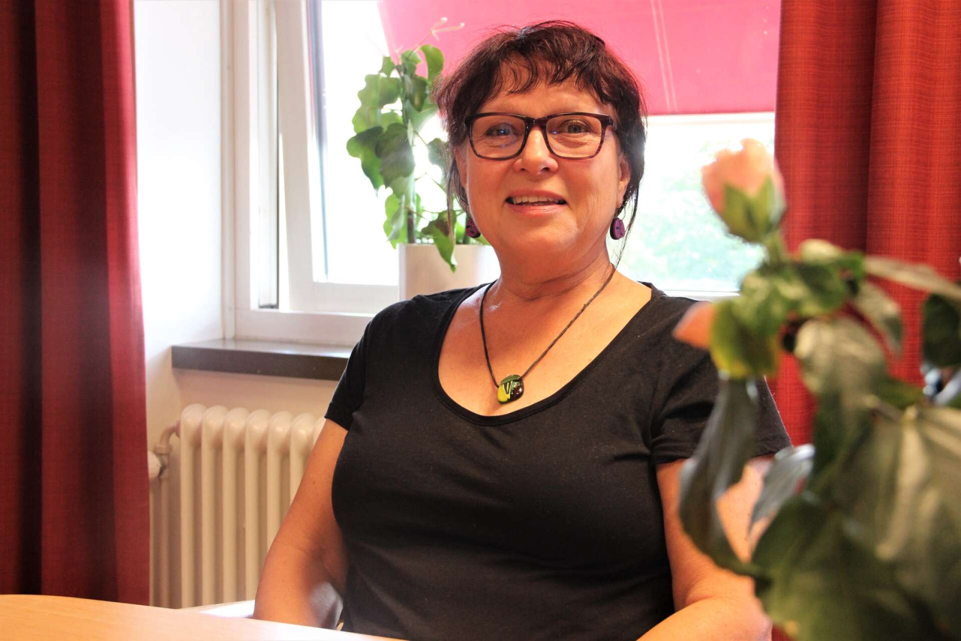 Anita Bohlin Neuman (V) socialnämndens ordförande i Degerfors