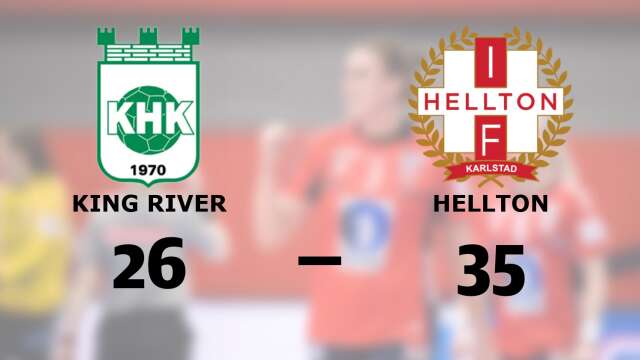 King River HK förlorade mot IF Hellton