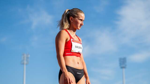 Hanna Karlsson från IF Göta vann JSM-guld på 400 meter i klassen K22. Arkivbild.