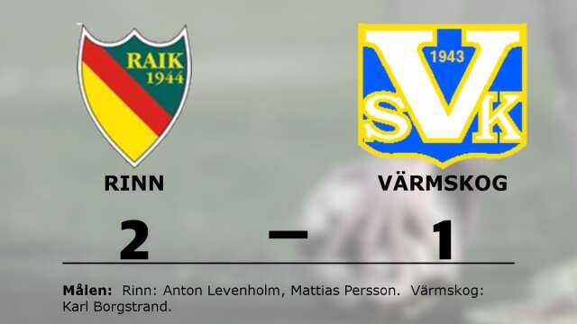Rinns AIK vann mot Värmskogs SK