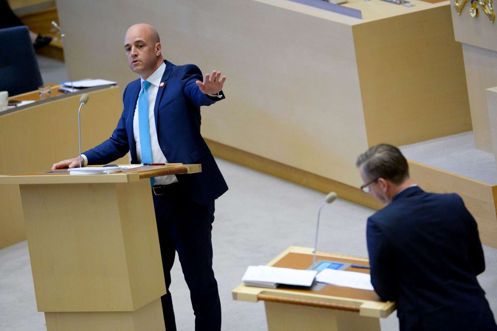 Fredrik Reinfeldt imponerade mycket på Ola Johansson under sin tid som partiledare och statsminister.