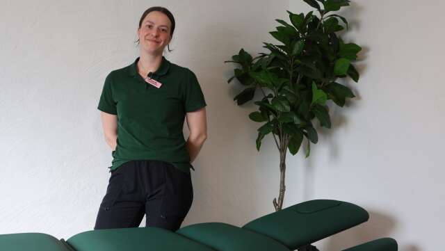 Louise Holm är fysioterapeut och har öppnat mottagning i Tibro.