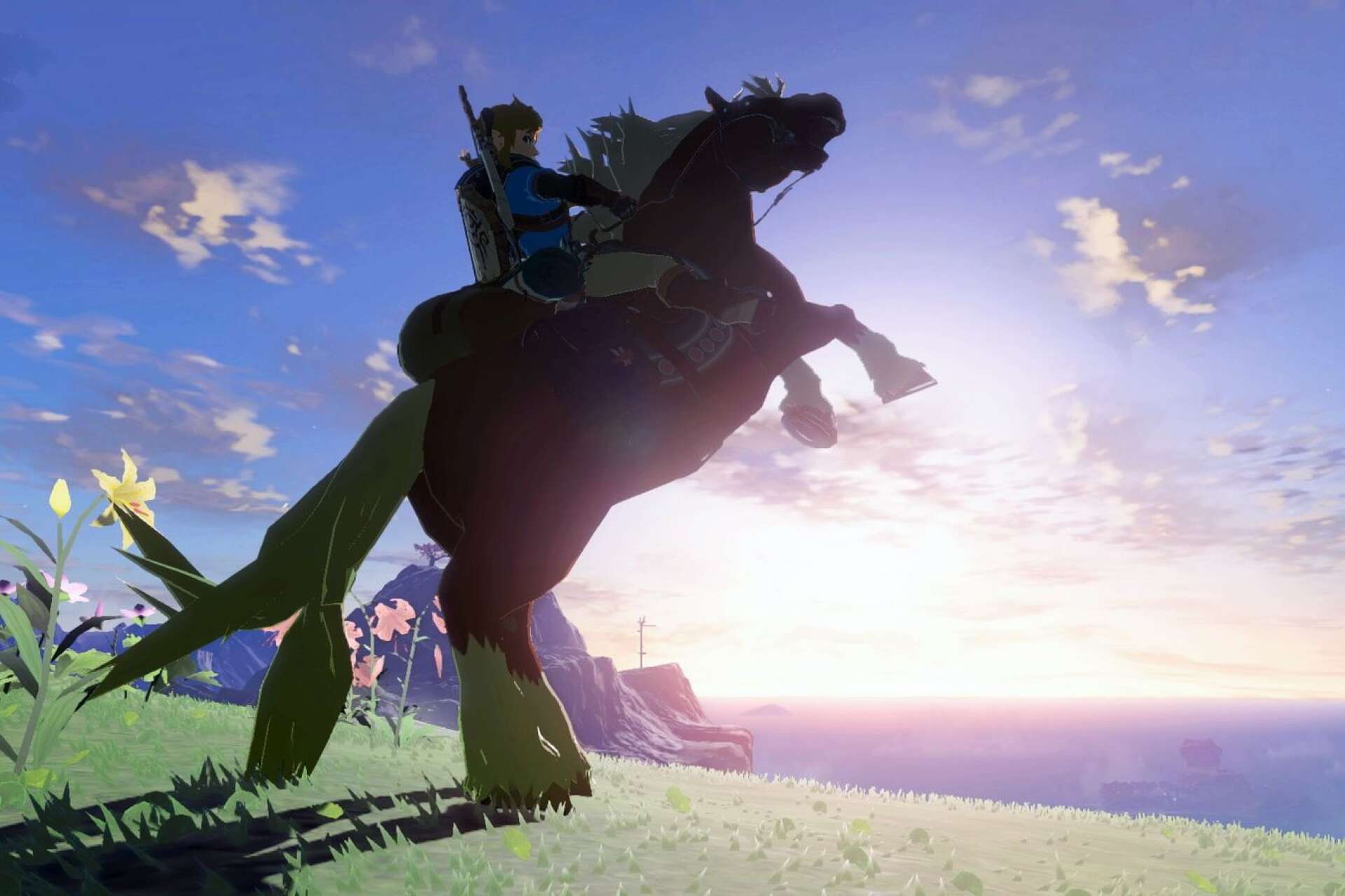 Spelaren fyller själv karaktären Link med innehåll.