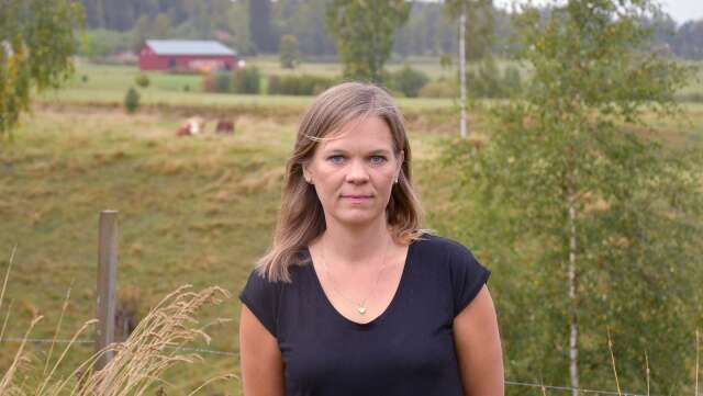 Kristina Lundberg (C), svarar Fredrik Andersson (M), ordförande i Sunne kommunfullmäktige.