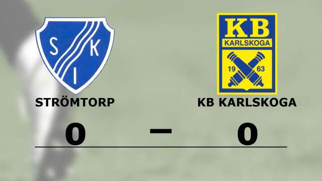 Strömtorps IK spelade lika mot KB Karlskoga