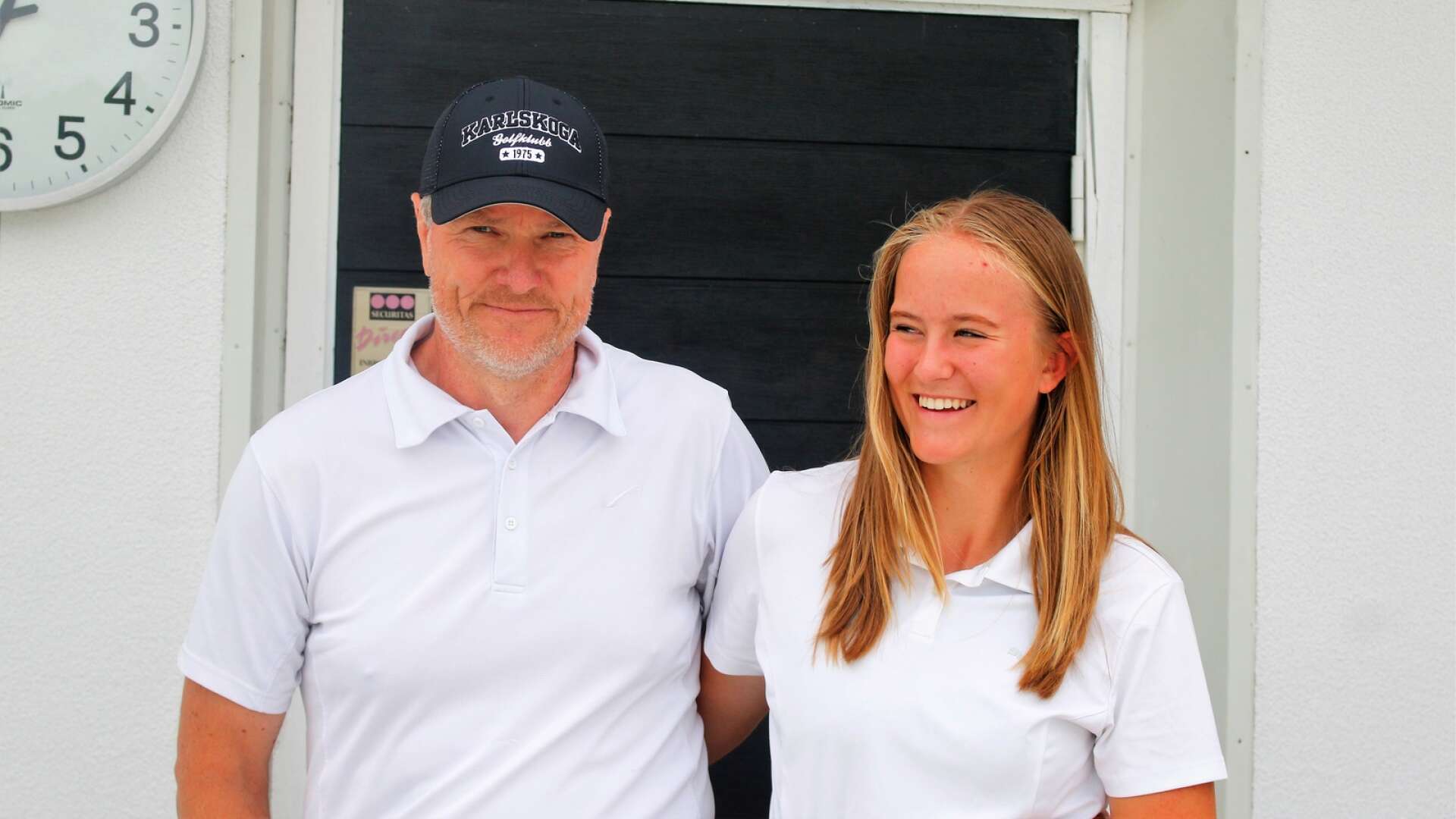 Magnus och Amelia Fridlund deltog i SM på Karlskoga golfklubb, i Två generationer mixed-klassen.