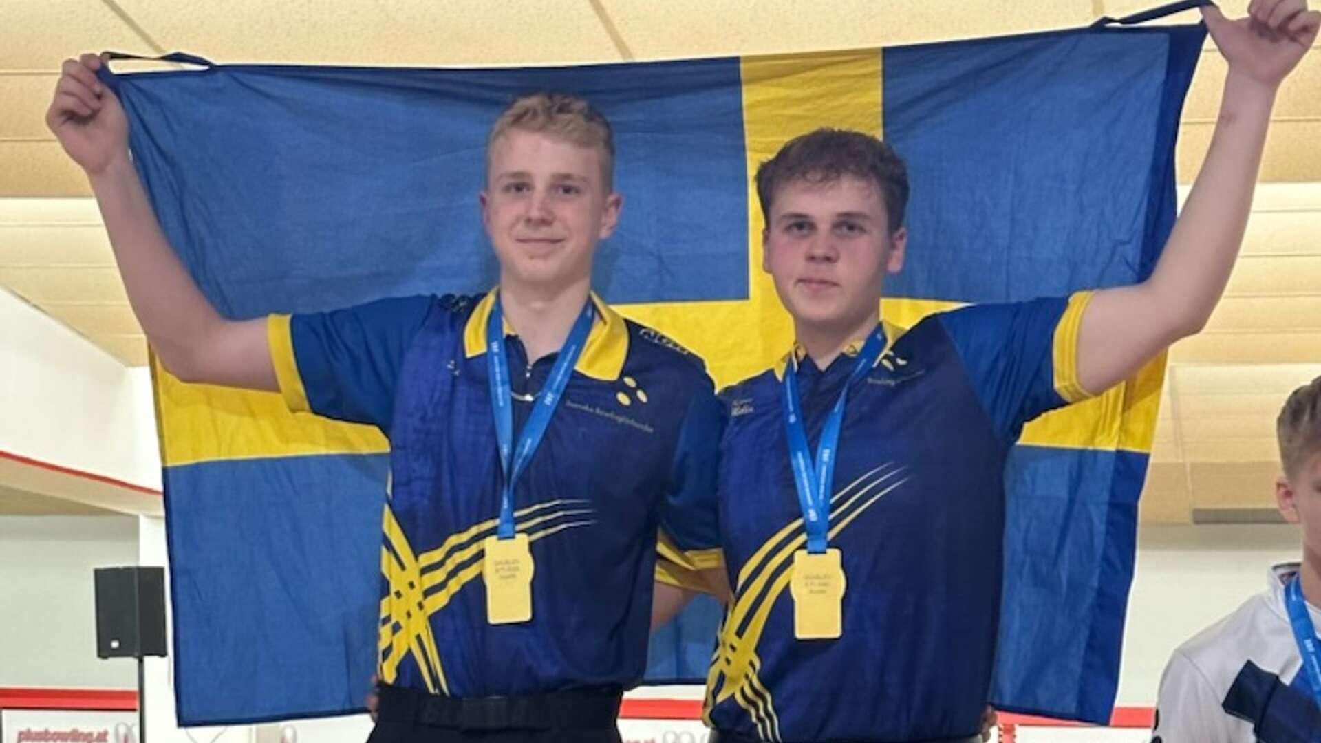 Emil Svensson (BK Tegnér) och Kevin Melin (AIK BK) är Europamästare i tvåmanna 2023.