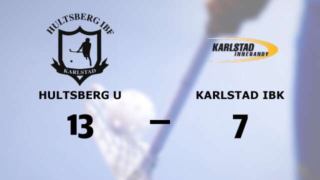 Hultsberg IBF vann mot Karlstad IBK