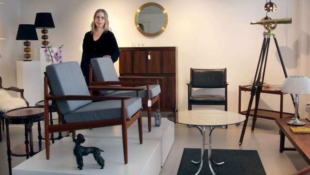 Jeanette Kritikos har öppnat butiken Deco &amp; design på Hamngatan i Mariestad.
